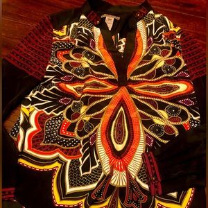 Sharon Young Mod Blouse Top Sz Medium